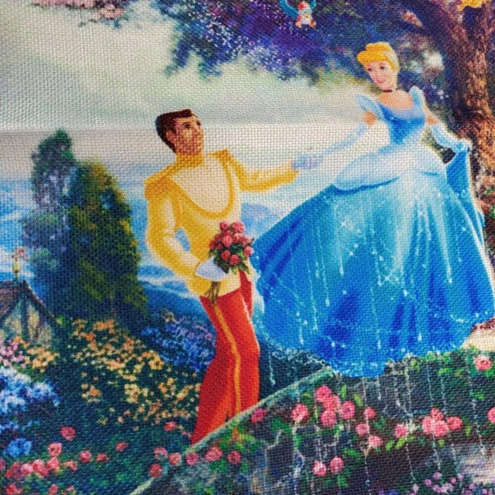 Cinderella Princess Sham Pillowcase Throw Accent Pillow Cushion Cover Home Decor